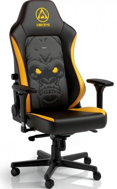 NOBLECHAIRS Si&egrave;ge Pc Gamer HERO - Far Cry 6 Special Edition - Noir et Jaune