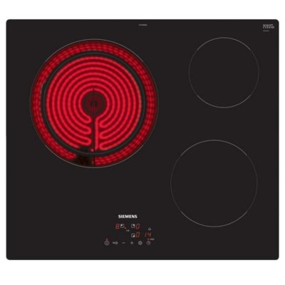 SIEMENS  ET61RBKB8E iQ300, Table &eacute;lectrique, 60 cm, Noir