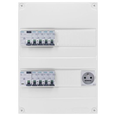 SIEMENS  - tableau &eacute;lectrique pr&eacute;-&eacute;quip&eacute; 2 rang&eacute;es