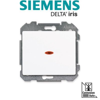 SIEMENS  - va et vient lumineux blanc delta iris