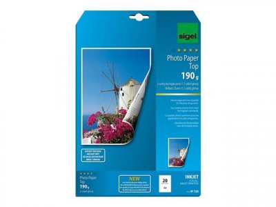 SIGEL  InkJet Top Photo Paper IP720 - papier photo - 20 feuille(s)