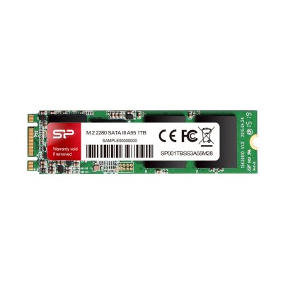 SILICON POWER  A55 - SSD - 1 To - interne - M.2 2280 - SATA 6Gb/s