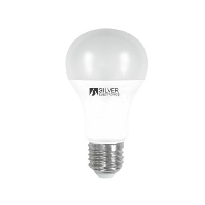 SILVER ELECTRONICS Silver 980527 Lampe LED standard en aluminium Lumi&egrave;re chaude E27 15 W