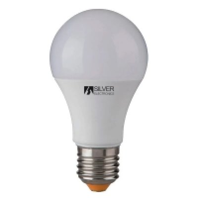SILVER ELECTRONICS Silver Sanz Eco 980927 E27 10w 820 Lumens 2700k Led Bulb Blanc