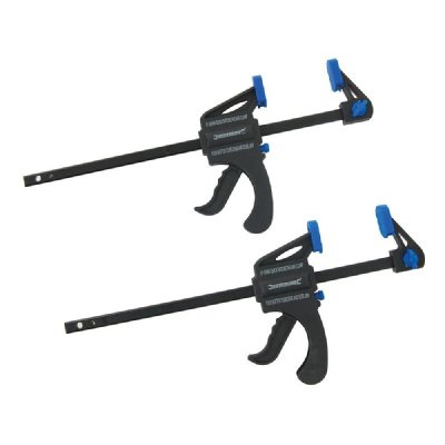 SILVERLINE  - Lot de 2 mini presses rapides - 150 mm