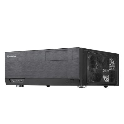 SILVERSTONE  GD09B-C HTPC Noir, Boit&icirc;er HTPC