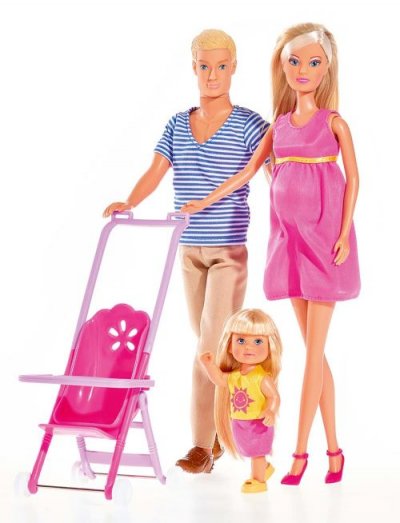 SIMBA  Steffi Love Famille Heureuse + Accessoires