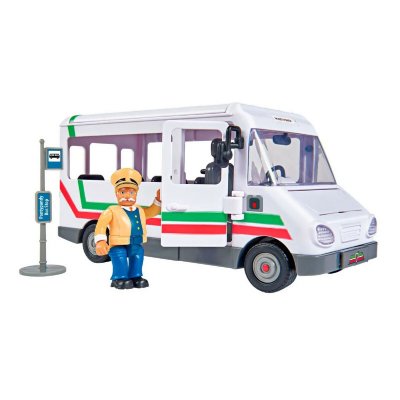 SIMBA  Toys 109251073 - Sam le pompier - Le bus de Trevor avec figurine 