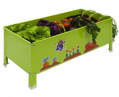 SIMON RACK  - Potager pour enfants vert 100L - UrbanGarden Kid 400 Galva