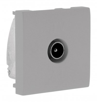 SIMPLEA -Prise TV - Moteur seul - Silver - 