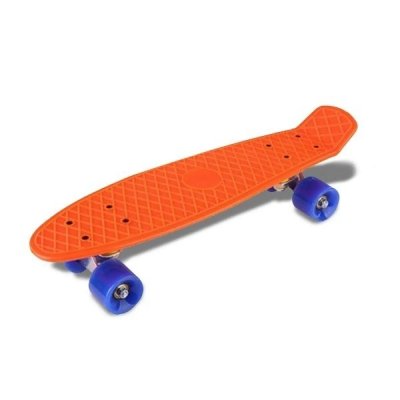 TOTALCADEAU Skateboard &agrave; 4 roues 1 planche de skate 4 roues fish boost