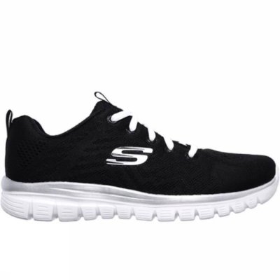 SKECHERS  Graceful Trainers Noir EU 40 Femme