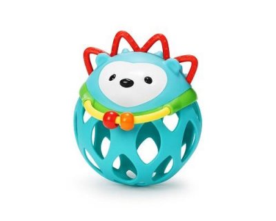 SKIP HOP  Hochet balle h&eacute;risson anneau de dentition, turquoise