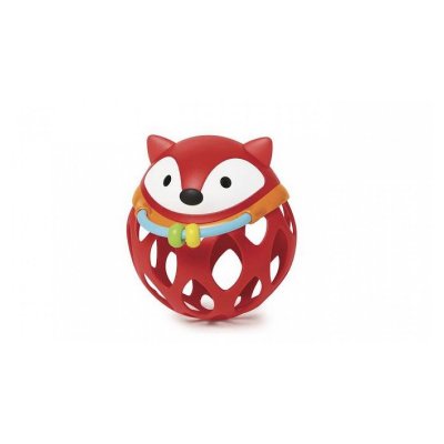 HAPE Skip Hop Hochet balle renard anneau de dentition, rouge