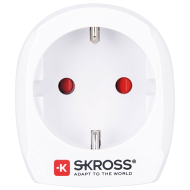 SKROSS  1500203-e Usa Universal Adapter Plug Blanc