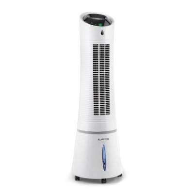 KLARSTEIN Skyscraper Ice Rafraichisseur d'air et ventilateur - 3 vitesses - R&eacute;servoir 6L - Blanc