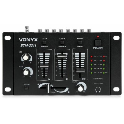 SKYTEC  STM-2211B Table de mixage 4 canaux - Noir