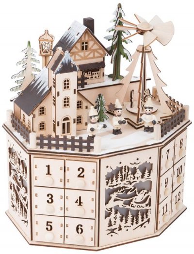 SMALL FOOT  Calendrier de l'Avent avec Pyramide