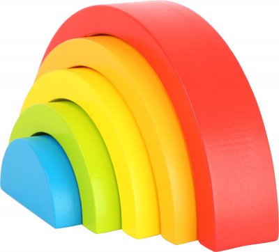 SMALL FOOT  Des blocs de bois arc 16 cm de bois de 5 pi&egrave;ces