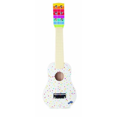 SMALL FOOT &reg; Guitare enfant blanc, bois
