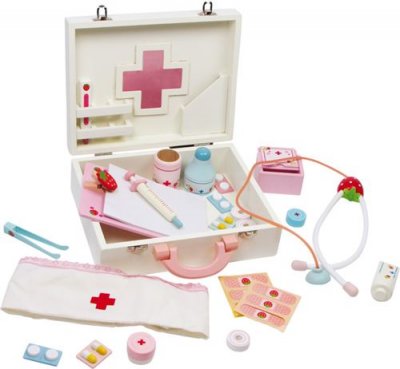 SMALL FOOT  - Mallette de docteur en bois pour enfant - 6113