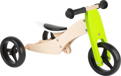 SMALL FOOT  - Tricycle-Draisienne en bois Trike 2 en 1 - 11255