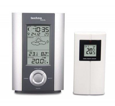 Smart Effects WS6710 R&eacute;veil/station m&eacute;t&eacute;o Quartz Capteur ext&eacute;rieur