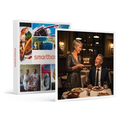 SMARTBOX  - D&icirc;ner d'anniversaire gastronomique avec boissons ou ap&eacute;ritif - Coffret Cadeau Gastronomie