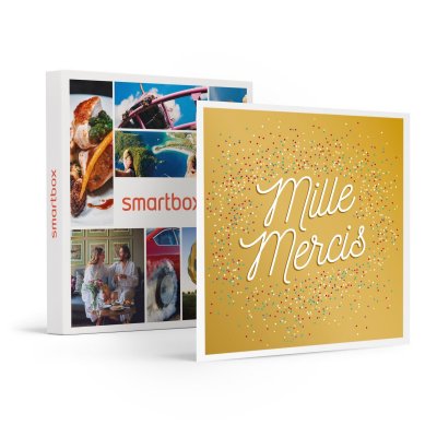 SMARTBOX  - Mille mercis - Coffret Cadeau Multi-th&egrave;mes