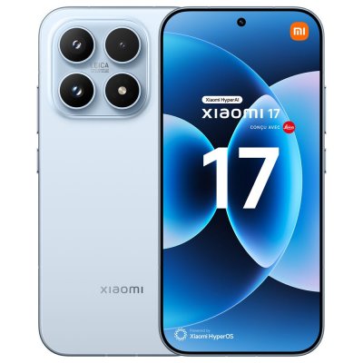 XIAOMI Smartphone 17 6,3"" 5G Double Nano SIM 512 Go Bleu con&ccedil;u avec Leica