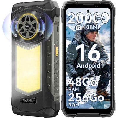 BLACKVIEW Smartphone  ROCK 5 12+256Go - Noir