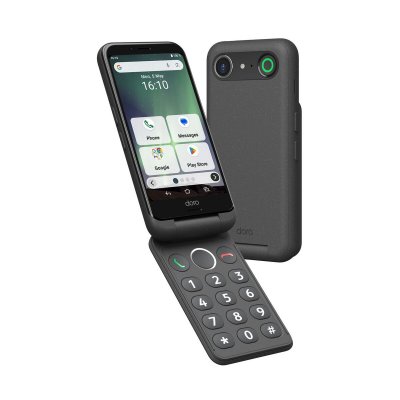 DORO Smartphone  Aurora A20 4.5"" Double nano SIM 64 Go Graphite