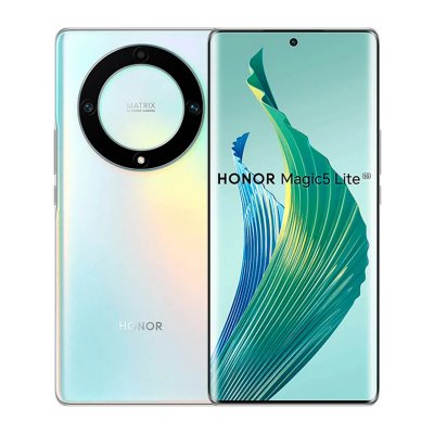 HONOR Smartphone  Magic5 Lite 6.67"" 5G Double nano SIM 128 Go Argent