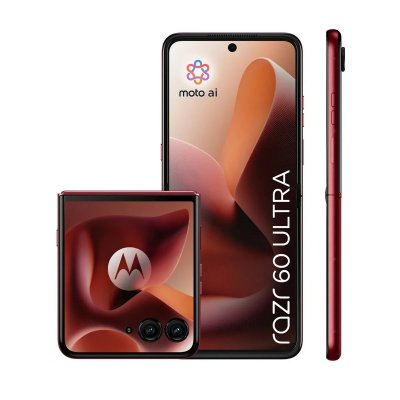 MOTOROLA Smartphone  razr 60 ultra Qualcomm Snapdragon 8 Elite 16 GB RAM 512 GB Bordeaux