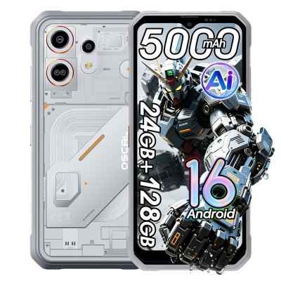 OSCAL Smartphone  Marine 2 2025 11000 mAh NFC 24 Go 128 Go 2 To Blanc