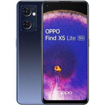 OPPO Smartphone T&eacute;l&eacute;phone  Find X5 Lite 5G 8 Go RAM + 256 Go Noir 7300000 