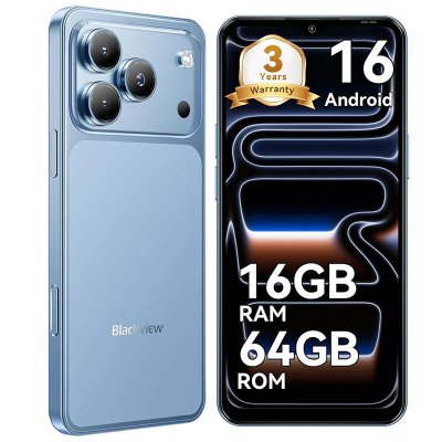 BLACKVIEW Smartphone WAVE7C 4+64Go Bleu