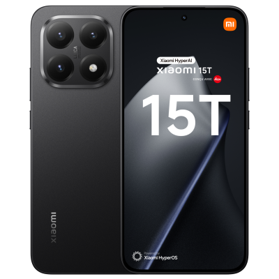 Smartphone Xiaomi 15T 6,83"" 5G Double Nano SIM 256 Go Noir con&ccedil;u avec Leica 