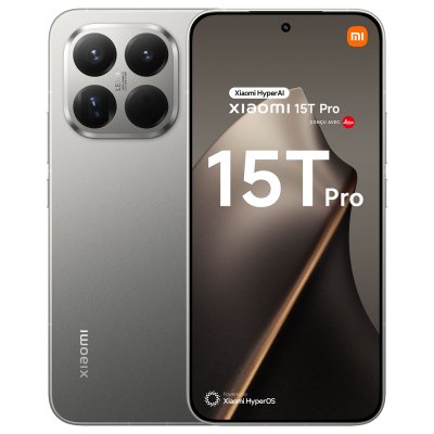 XIAOMI Smartphone  15T Pro 6,83"" 5G Double Nano SIM 512 Go Gris Titane con&ccedil;u avec Leica 