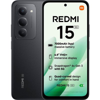 XIAOMI Smartphone  Redmi 15 4G 4GB RAM 128GB 5G