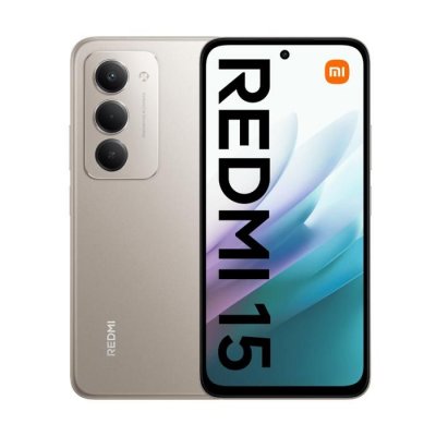 XIAOMI Smartphone  Redmi 15 4G 6 Go 128 Go 6,9"" FHD+ 144 Hz 7000 mAh Double SIM NFC Gris Titane