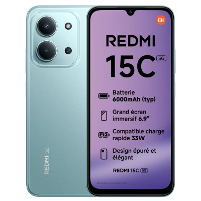 XIAOMI Smartphone  Redmi 15C 4GB RAM 128GB 50MP 5G