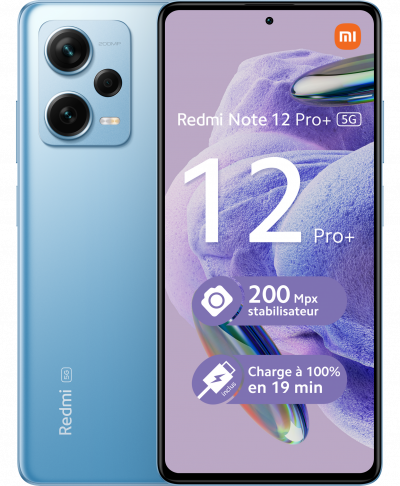 XIAOMI Smartphone  Redmi Note 12 Pro Plus Bleu 5G Bleu 