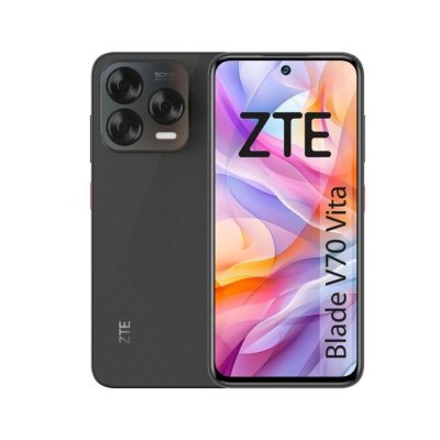 ZTE Smartphone  Blade V70 Vita 8 Go/256 Go Double SIM 120 Hz NFC Android 14 Gris fonc&eacute;