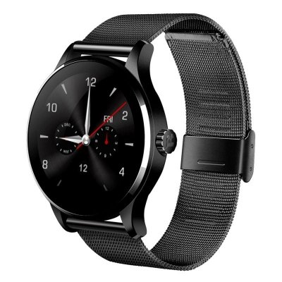 YONIS Smartwatch Android Et Iphone iOs Montre Connect&eacute;e 1,22' Cardio Podom&egrave;tre Noir -