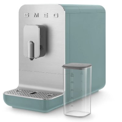 SMEG  BCC13EGMEU espresso coffee machine with Milchfunktion Smaragdgr&uuml;n