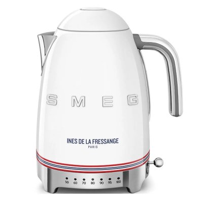SMEG  - bouilloire &eacute;lectrique 1.7l 2400w blanc klf04idfeu - KLF04IDFEU