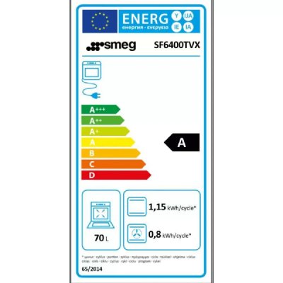 SMEG  SF6400TVX Four &eacute;lectrique 70 L 3000 W Acier inoxydable A