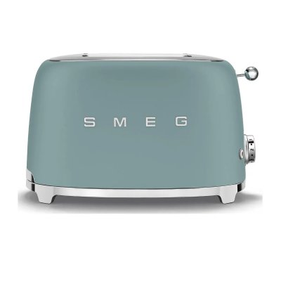 SMEG  TSF01EGMEU Grille-Pain 2 Tranches Vert Emeraude Mat