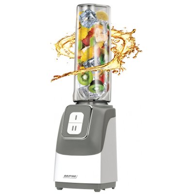 MPM Smoothie Mini Blender, 2 Bouteilles Portables, 0,6 Litres, sans BPA, 2 Vitesses 350W  MBL-22